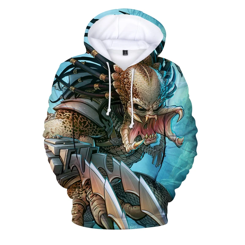 

New Hoodies The Predator 3D Printed Men Hoodie Autumn Winter Casual Sweatshirts Women Cool Movie The Predator Streetwear Tops