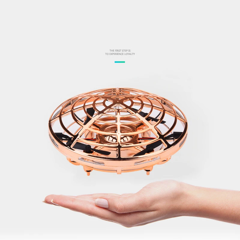 Мини беспилотный летательный аппарат инфракрасная индукция детские игрушки UFO fly