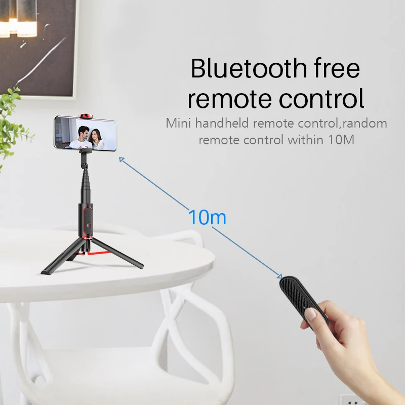 Складной монопод для селфи совместимый с Bluetooth IPhone 11 X Xiaomi Huawei Samsung | Электроника