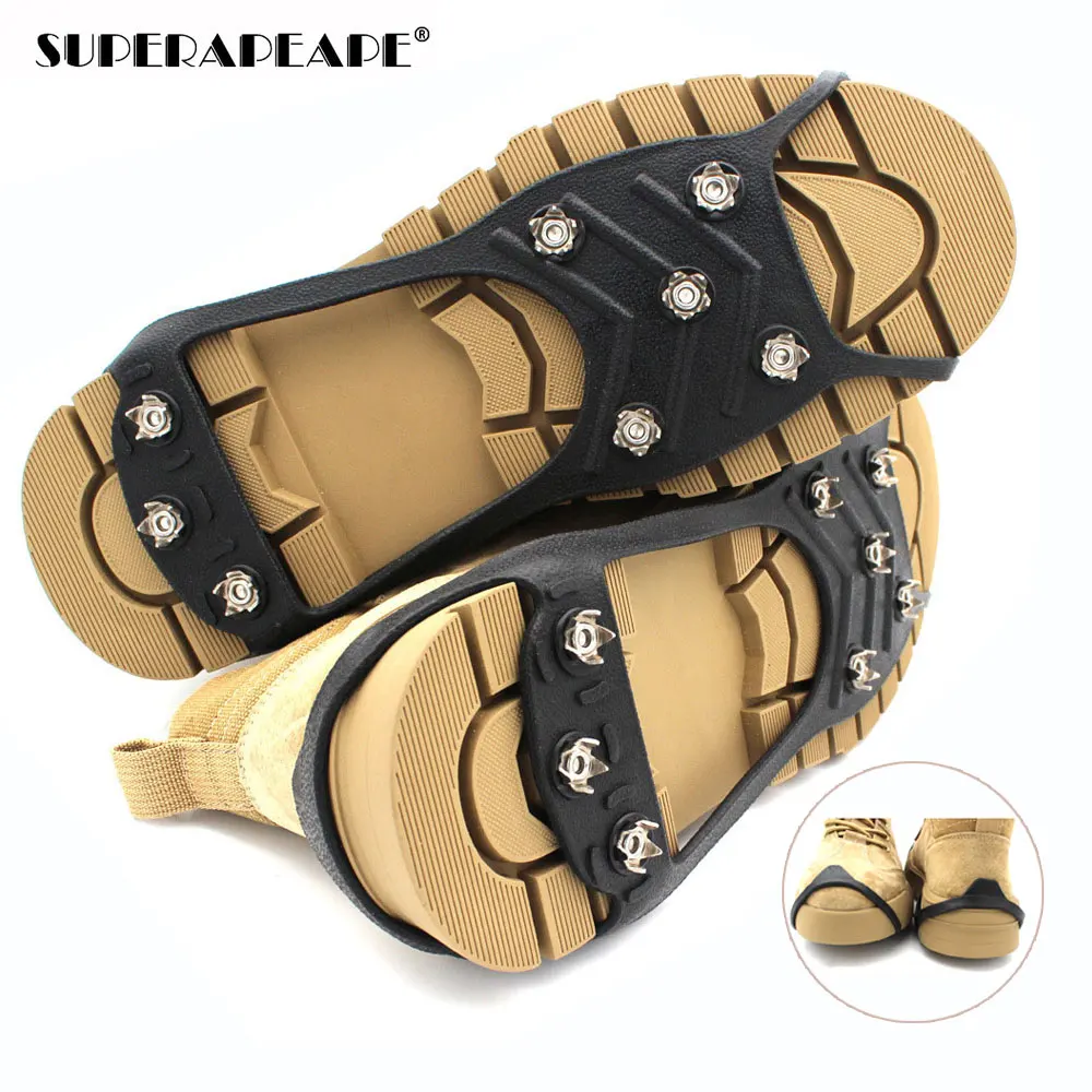 8 зуб на открытом воздухе защита от ударов при падении бахилы снежной поверхности