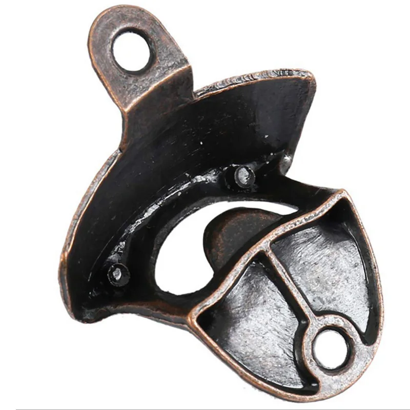 10 Pack Bottle Opener Wall Mounted Rustic Beer Set Vintage Look with Mounting Screws for Kitchen Cafe Bars | Дом и сад