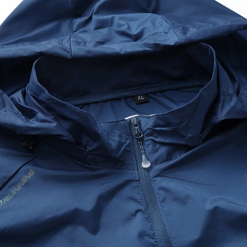 

Fat skin clothes men's large size thin breathable outdoor air conditioning shirt men's summer fattening Hooded Coat