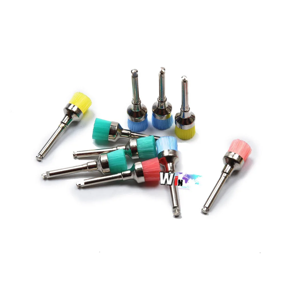 80 шт. нейлоновые вращающиеся щётки для полировки зубов|Стомотологические сверла