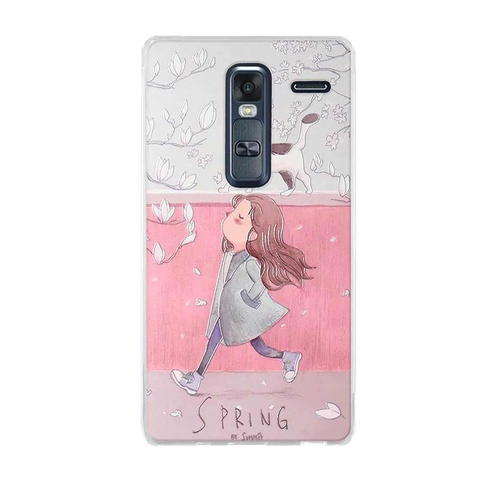 Чехол для LG Zero Class мягкий силиконовый чехол из ТПУ с милым рисунком животных