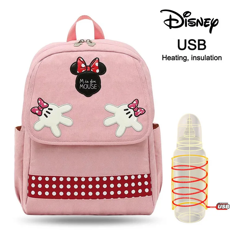 34 Disney Mommy Пеленки сумки мать большой емкости путешествия рюкзак для подгузников анти-потеря молнии ребенка кормящих Дисней сумки дропшиппинг - Цвет: 34