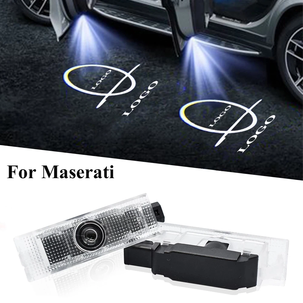 

LED Car Door Welcome Light Auto Logo Projector Laser Ghost Shadow Lamp For Maserati Quattroporte GranTurismo GranCabrio Levante