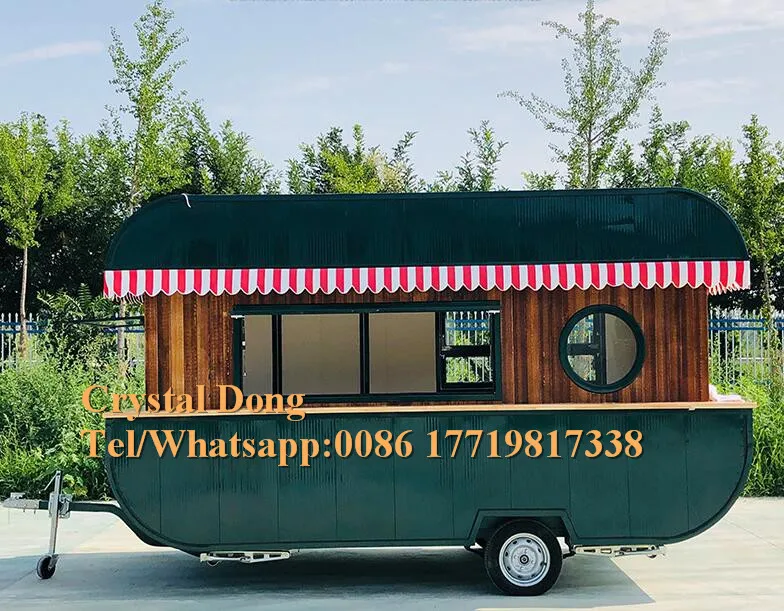 Новый может быть разработан стандартная тележка для еды киоск мобильный трейлер