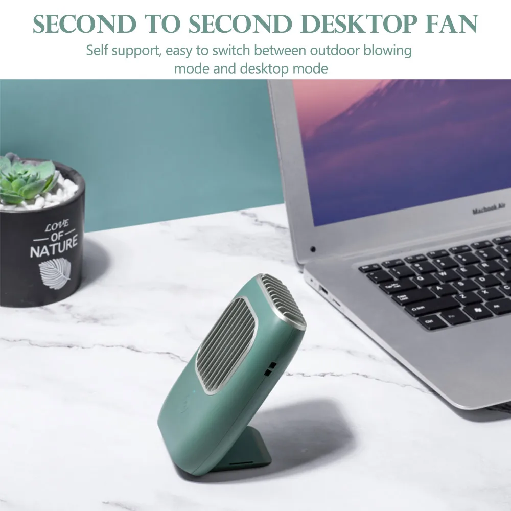 Вентилятор мини-вентилятор USB зарядка путешествия подвесной шейный вентилятор