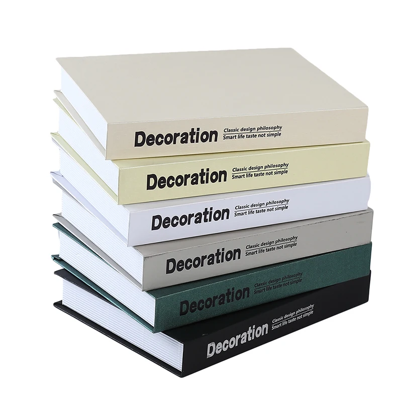 

Fake Book Ornaments Simple Modern English Decoration Props Book Model Coffee Shop Hotel Study Soft-fitting Props Book Model