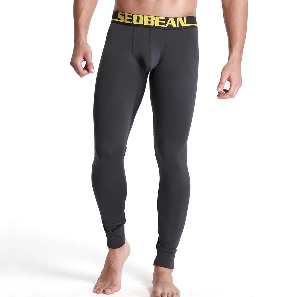 Sale Winter & Autumn Warm Men's Sexy Long johns Comfortable Soft Thermal Underpants Underwear Slim Fashion Leggings Long Pants