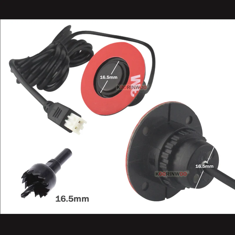 Парктроник переключатель динамиков дюйма черный/серебристый/белый 12 В |