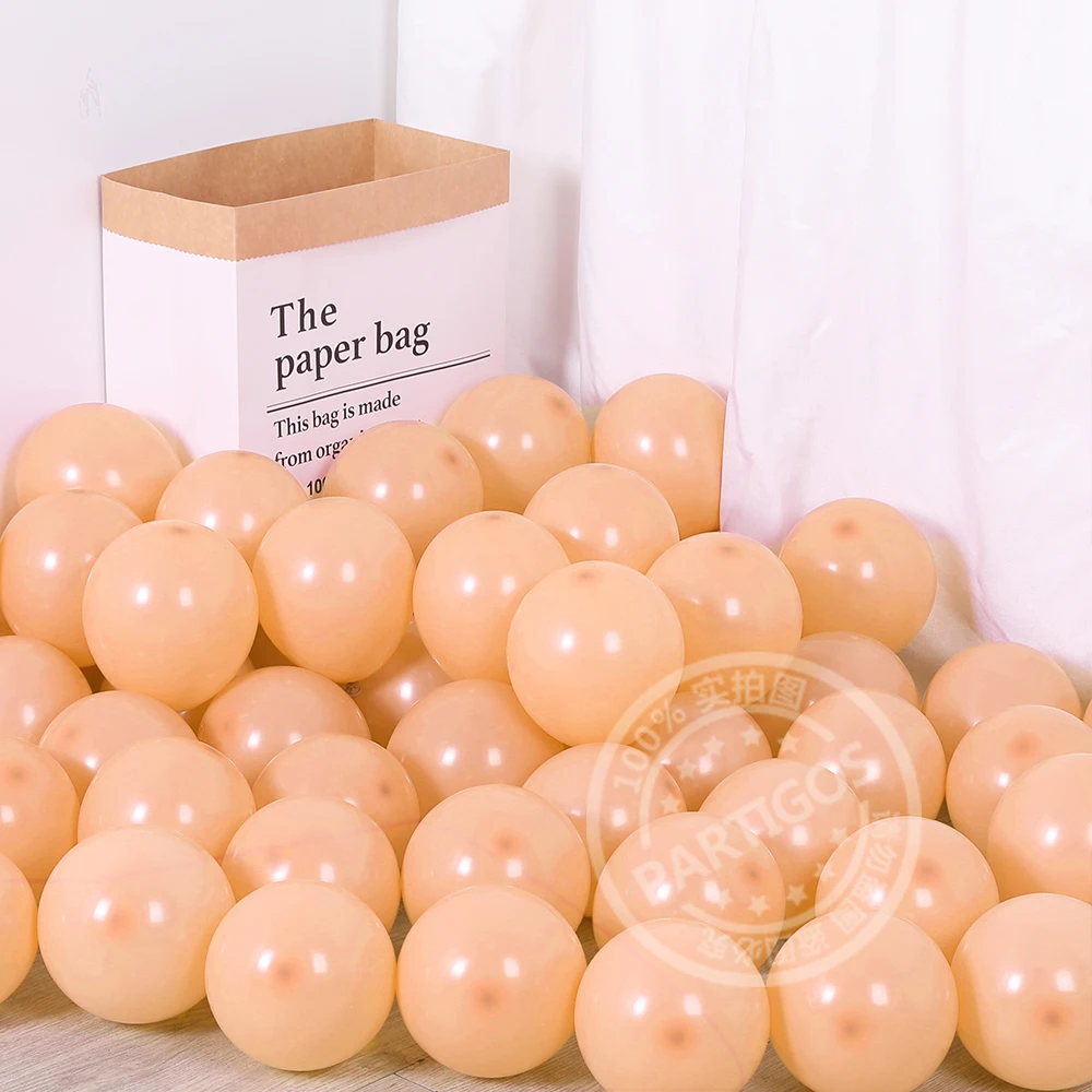 100Pcs 5 Inch Retro Pink Coffee Avocado Blush Latex Balloons Mini Air Globos For Wedding Birthday Party Decorations Kids Supplie | Дом и сад