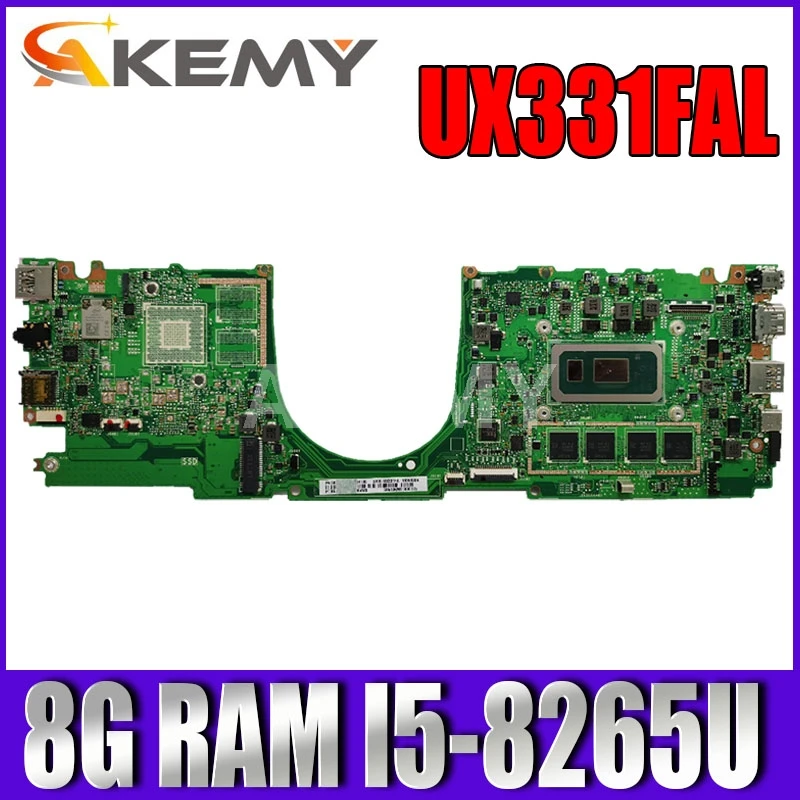 

Akemy For ASUS ZenBook 13 UX331FA UX331FAL UX331FN UX331F Laotop Mainboard Motherboard 8G/I5-8265U