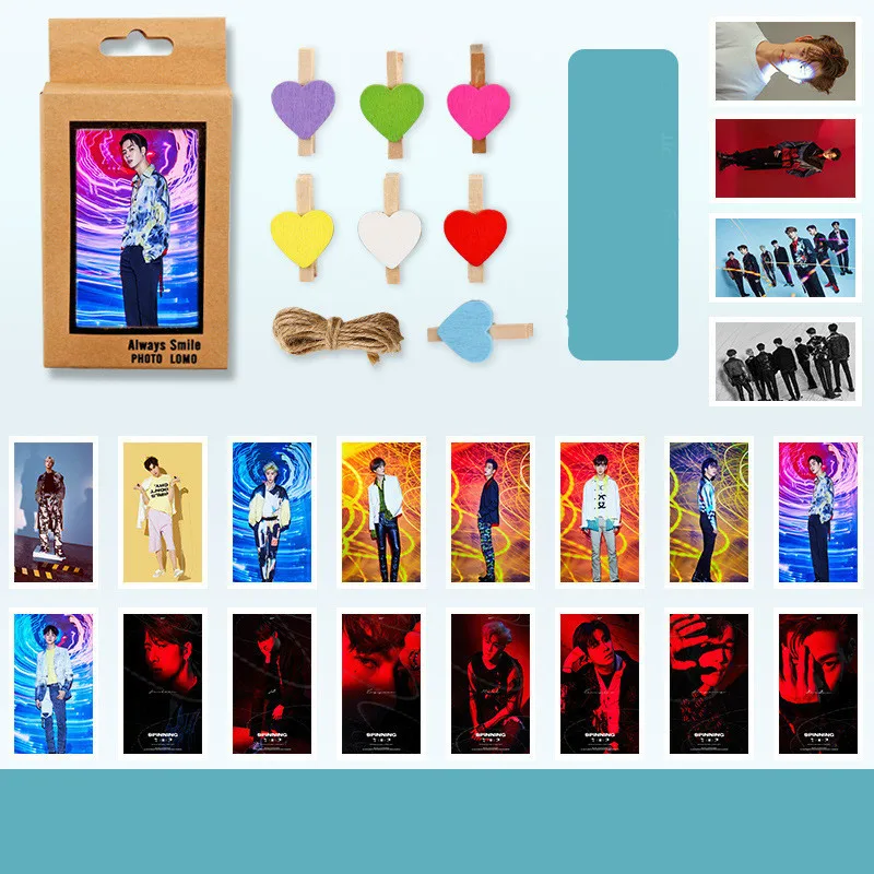 

20 шт./компл. Mark Jackson YoungJae Bamboo YuGyeom JinYoung JB самодельная бумага ЛОМО карточка плакат Фотокарточка Поклонники Подарочная коллекция