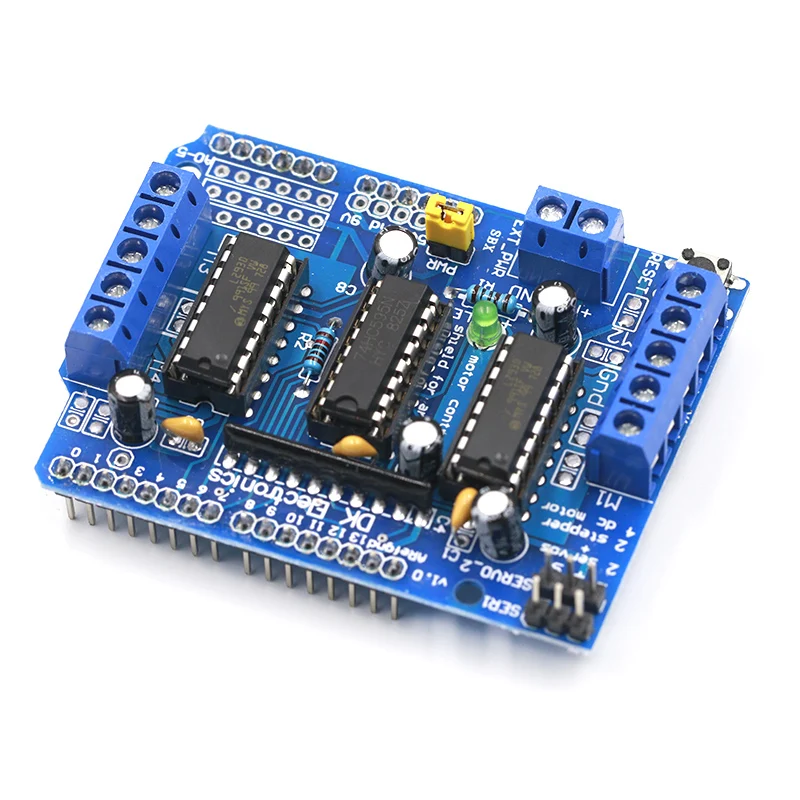 L293D двойной щит привода двигателя для arduino Duemilanove плата расширения управления