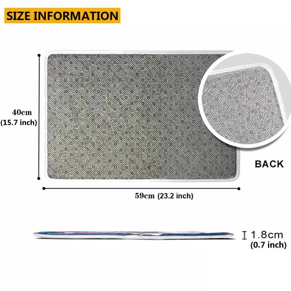 TOADDMOS тропический коврик Monstera для ванной комнаты нескользящий подставка + крышка