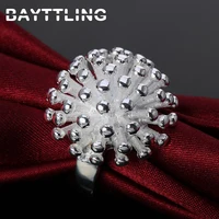 bayttling silver color 6 10 beautiful firework ring for woman lady fashion luxury wedding gift jewelry