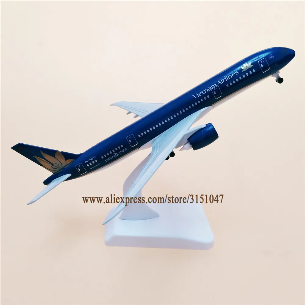 20 см Air Vietnam Airlines Boeing 787 B787 Airways модель самолета сплав Металл литье под давлением