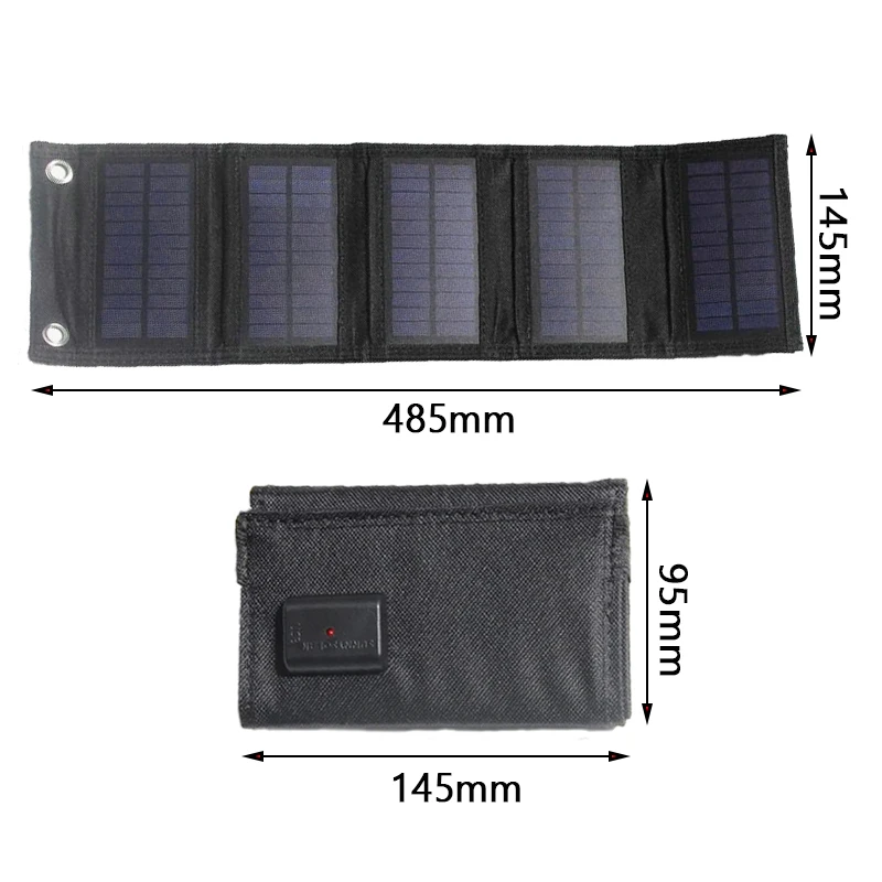 50w 70w foldable usb solar panel solar cell portable folding waterproof solar plate outdoor mobile phone power battery charger free global shipping