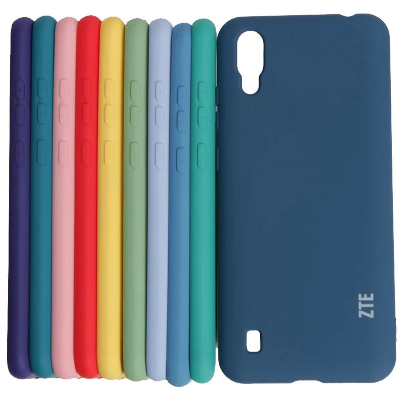 Чехол ZTE Blade A5 2020 высококачественный чехол из жидкого силикона шелковистая мягкая