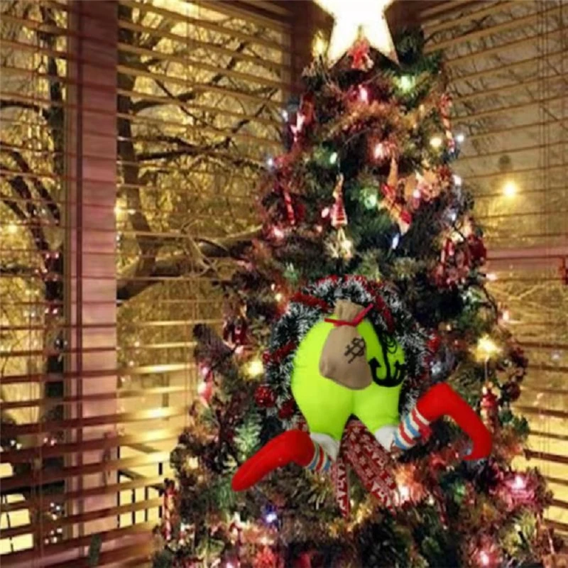 

Christmas Ornament Human Butt Shaped Decorative Pendant Hanging Decorations for Wall Door Window