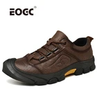 Туфли мужские из натуральной кожи, на шнуровке, дышащие, повседневные, на плоской подошве, осень 2019