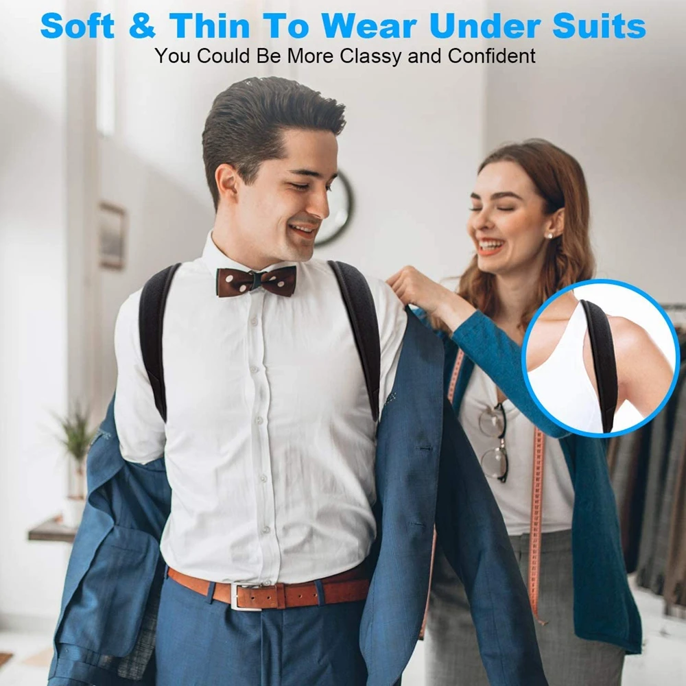 

Back Posture Corrector Adjustable Clavicle Spine Back Shoulder Lumbar Posture Correction Brace Support Belt For Adult Unisex