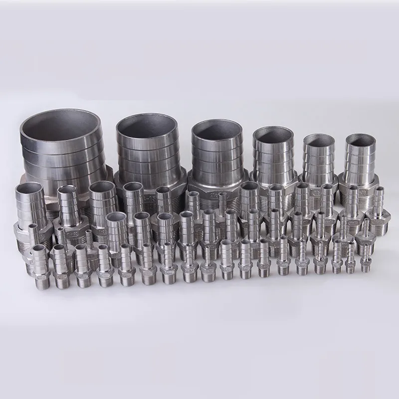 

Stainless Steel Male BSP 1/8" 1/2" 1/4" 3/4" Thread Pipe Fitting Barb Hose Tail Connector 6mm to 25mm Tools Accessory