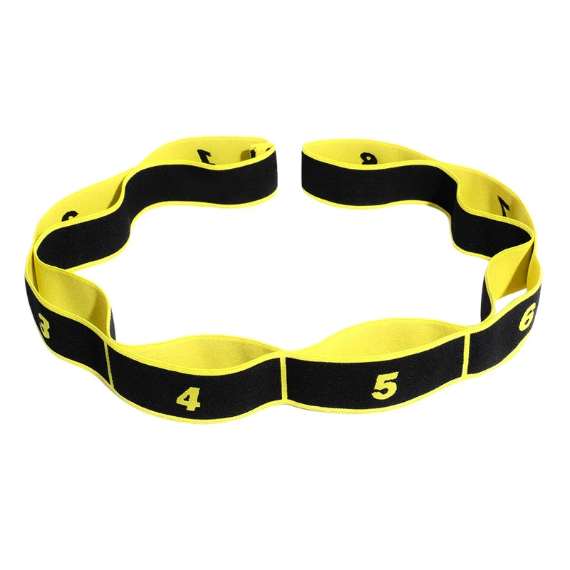 Латинский танец стрейч пояс Удобный Гибкий легко тренируется 8 петель эластичный