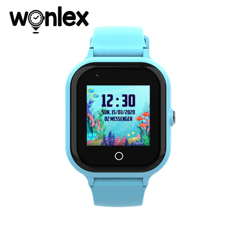 Смарт часы Wonlex с защитой от потери GPS трекер SOS монитор 4G для детей IP67 телефонный