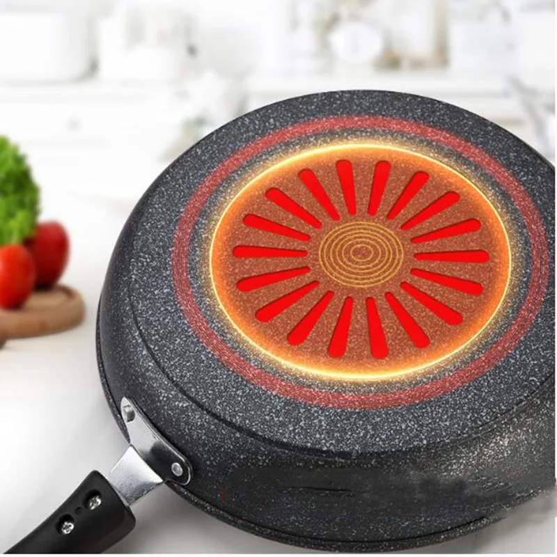 Антипригарная сковорода 28 см без пфоа кухонный гриль Индукционная для