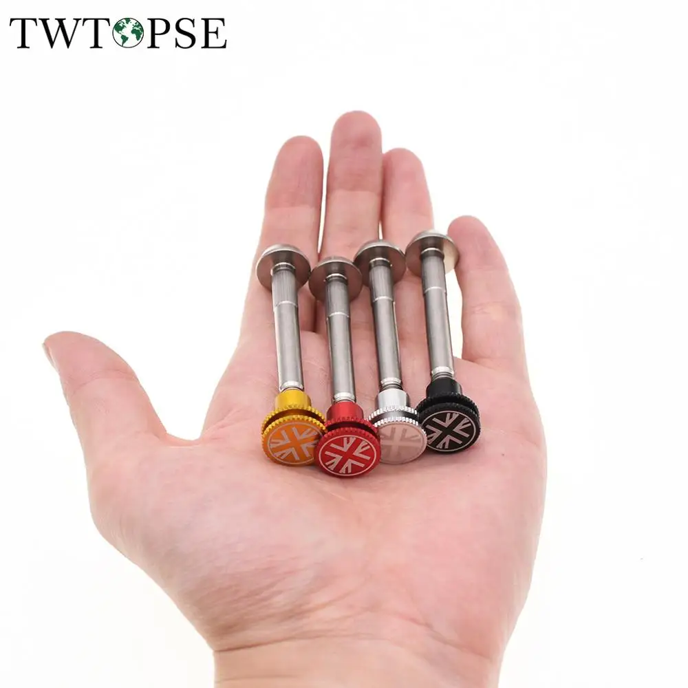 TWTOPSE британский флаг титана велосипедный задний ударный болт для Brompton складной