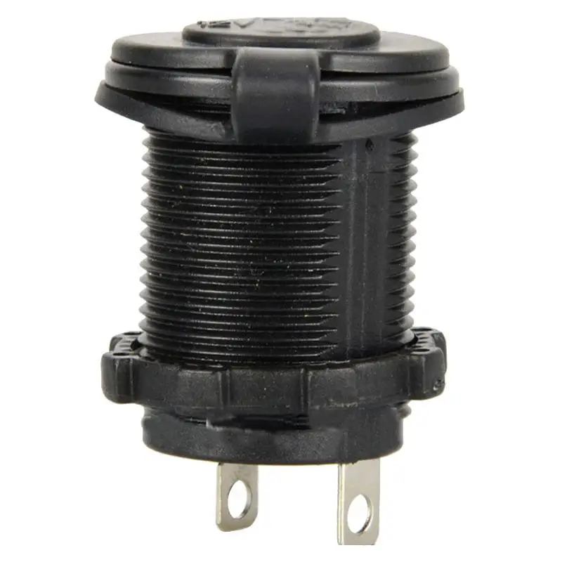 12 В автомобильная розетка 120 Вт водонепроницаемая черная для мотоцикла