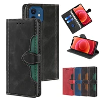 case for iphone 11 12 pro max x xs xr 6 7 8 plus straw hat style leather flip wallet for iphone se 2020 card holder phone cover