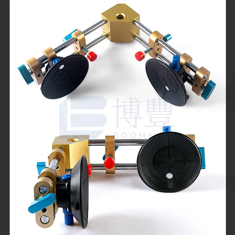 Регулируемый двойной присоска 2 чашки всасывания использовать для каменного