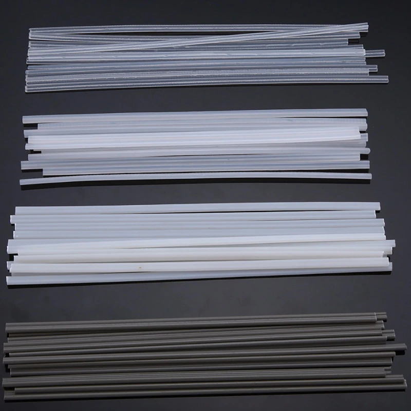 

50pcs Non-toxic Plastic Welding Rods 200mm Length ABS/PP/PVC/PE Welding Sticks 2.5mm*200mm For Plastic Welder