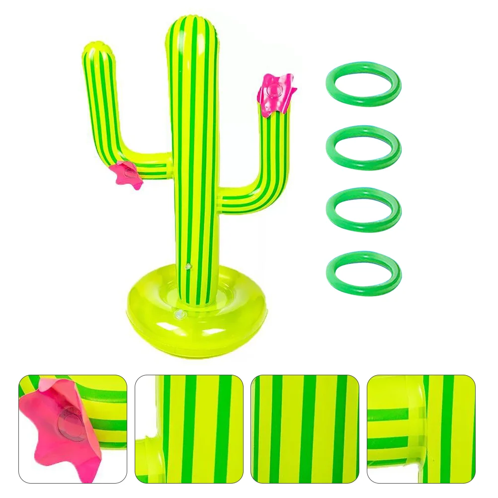 

1 Набор надувной бассейн кольцо бросать плавающий бассейн игровые принадлежности для детей