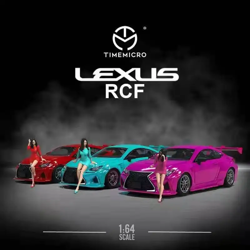 

Time Micro 1/64 Model Car RCF Wide Body Alloy Die-cast Metal Vehicle Display Collection