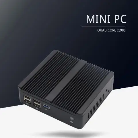 Мини компьютер без вентилятора Intel Celeron J1800 J1900 DDR3 поддержка Windows 7 8 10 Linux OS VGA|Мини