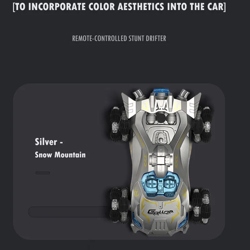 

Nemocargo Drift Spray Racing High Speed With Music Light 2.4G Remote Control Rechargeable Remote Control Car