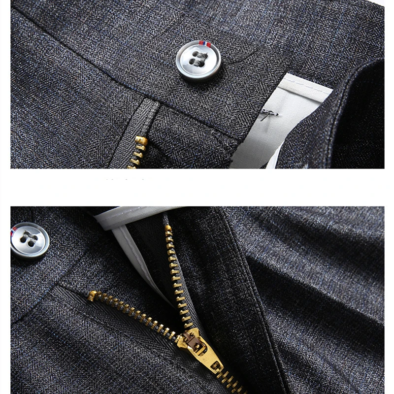 

Plus Size 29-40 Mens Business Pants Fashion Classic Suit Pants 2021 Summer Breathable Smart Dress Pants Male Formal Trousers
