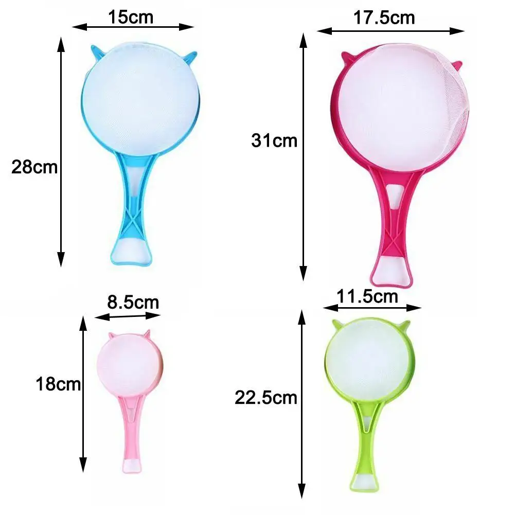 

4PCS Plastic Sieve Liquid Separator Household Soy Milk Sieve Flour Sieve Filter Funnel Multi-purpose Juice And Tea Strainer With