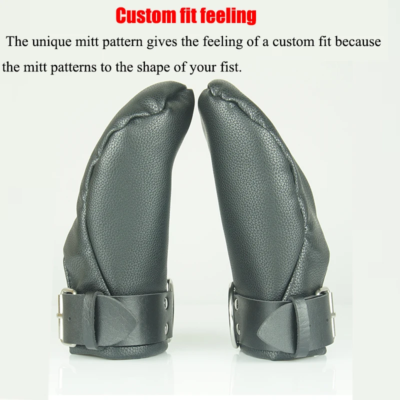 Бандаж и наручники для БДСМ секс щенок играть мягкие варежки защитные кожаные