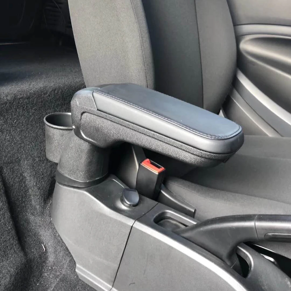 Кожаный подлокотник с подстаканником шкафчик для Mercedes смарт 453 Fortwo Forfour- автомобильные аксессуары для интерьера
