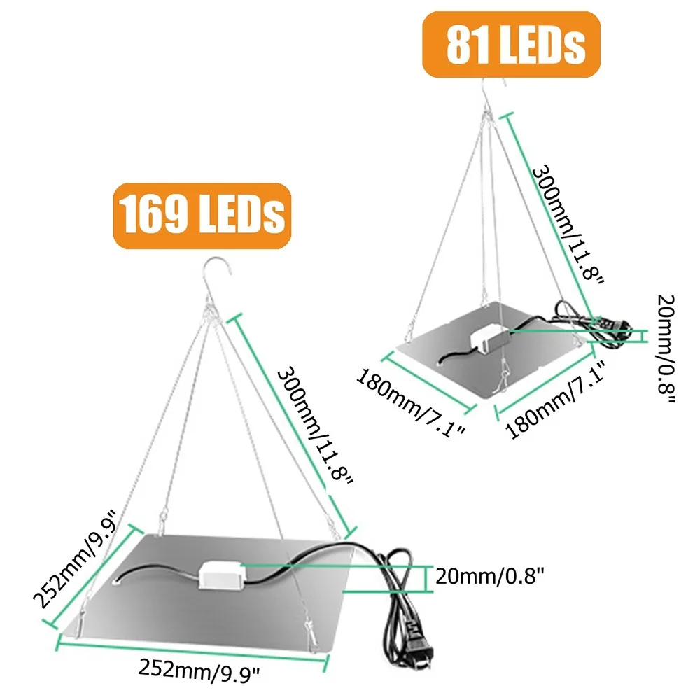 Квантовая светодиодная ИК-лампа Samsung QB169 фитолампа для растений освещение овощей