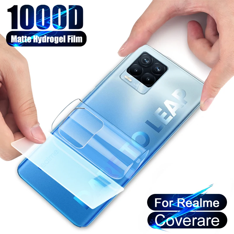 

Матовая Гидрогелевая пленка для Realme GT Neo 8 7 6 5 Pro, Защитная пленка для экрана X2 X50 X7 Pro C3 C11 C12 C15 V5, задняя пленка, не закаленное стекло