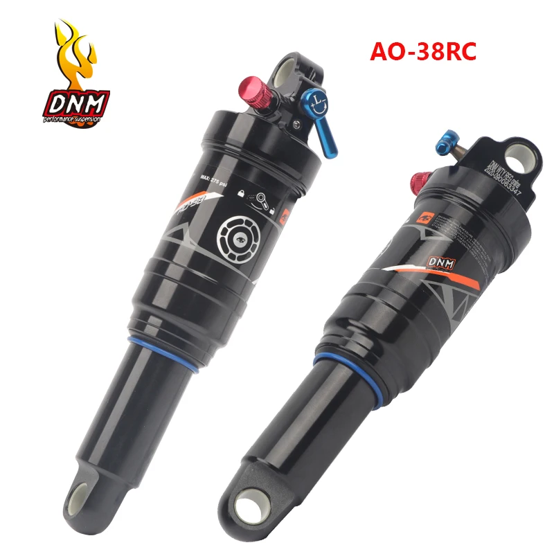 DNM 38RC Shock Absorber Bike Rear Mountain Bicycle Suspension 152/165/190/200/210mm Damper Cycling Downhill Shock Absorption