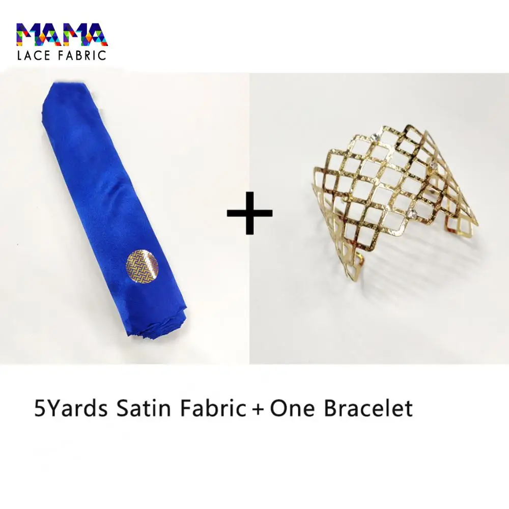 

5 Yards African Lace Fabric 2020 High Quality Silk Lace Soft Style Nigerian Guinea Bride And Bridegroom Dress Satin Sewing