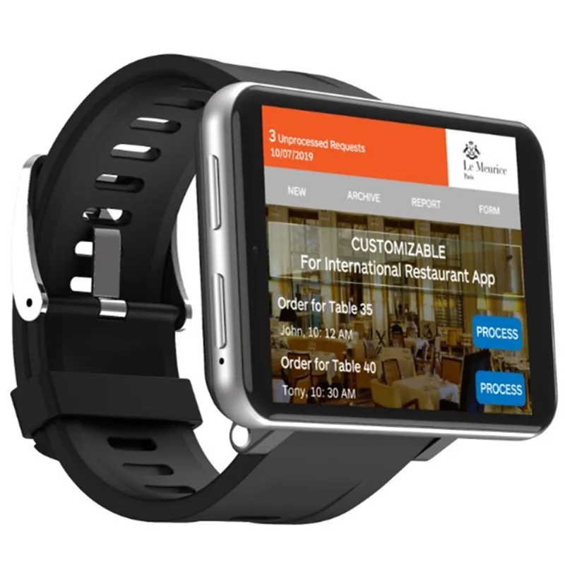 Умные часы с экраном 2 86 дюйма 4G Wi Fi Android 7 1 ГБ 3 16 32 камера 5 Мп HD разрешение 480*640