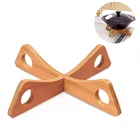 Кухонная деревянная стойка для подноса, съемный держатель для кастрюль, Настольный коврик, Термоизолированный охлаждающий поддон для посуды, кухонные аксессуары